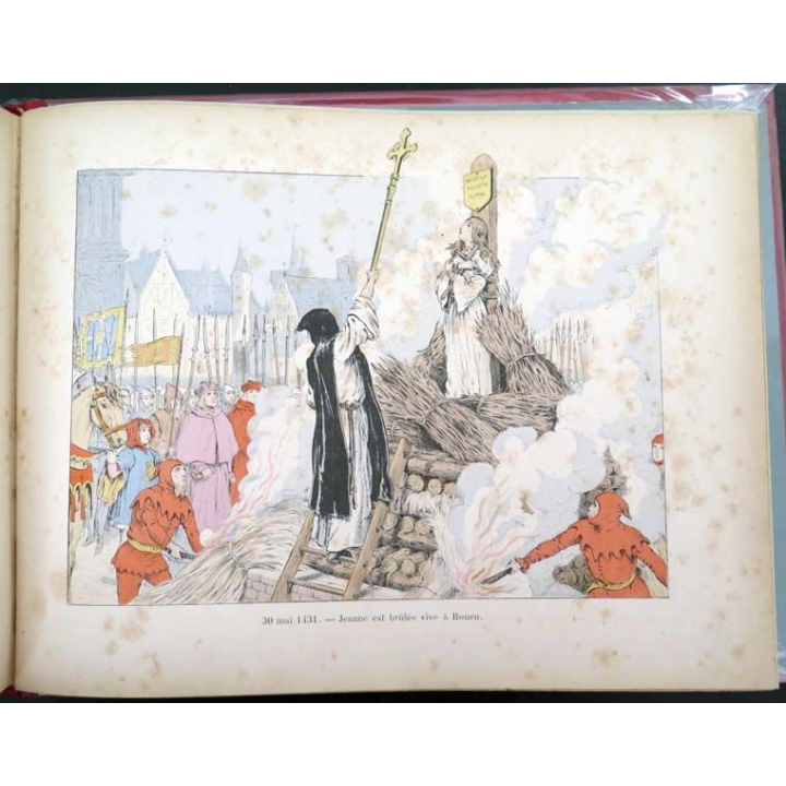 Vieux Livre Jeanne d'Arc par Théodore Cahu et Paul De Sémant