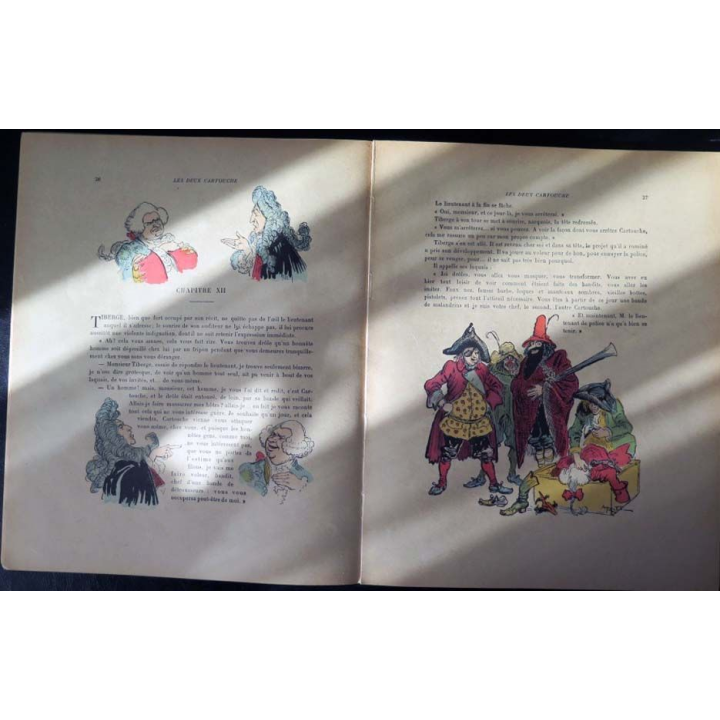 Vieux Livre Les deux cartouche par Montfrileux et A. Robida 1930