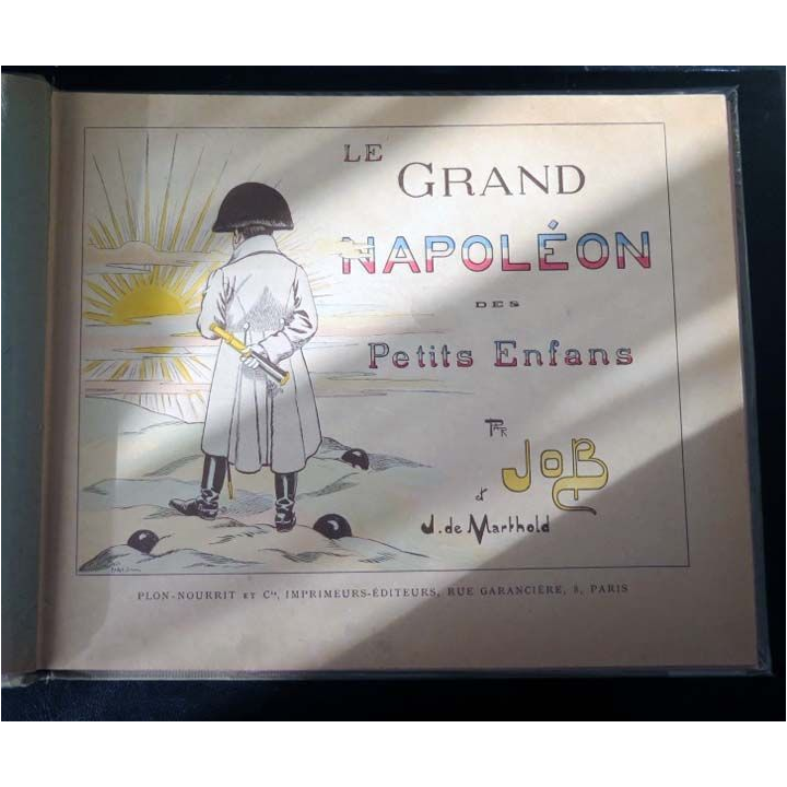 Vieux Livre Le Grand Napoléon des petits enfants Job et V. de Marthold
