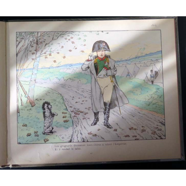 Vieux Livre Le Grand Napoléon des petits enfants Job et V. de Marthold