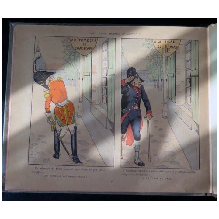 Vieux Livre Le Grand Napoléon des petits enfants Job et V. de Marthold