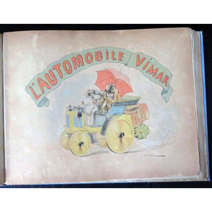 Vieux Livre En Automobile par A. Vimar préfacé par Grosclaude