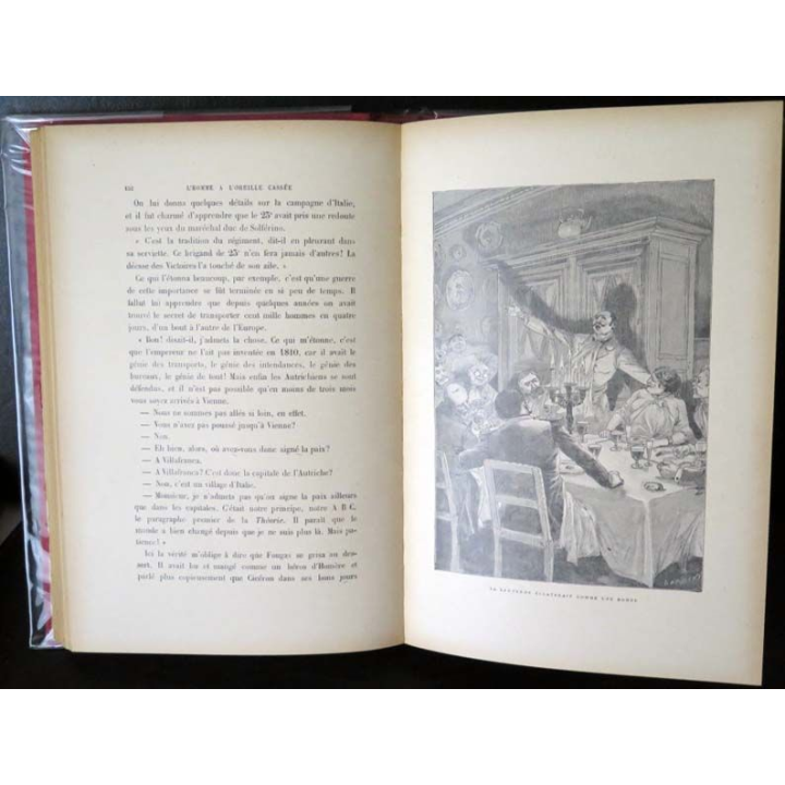 Vieux Livre L'Homme à l'oreille cassée par Edmond About 1933