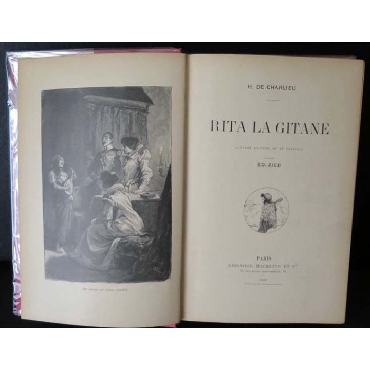 Vieux Livre Rita la Gitane par H. De Charlieu