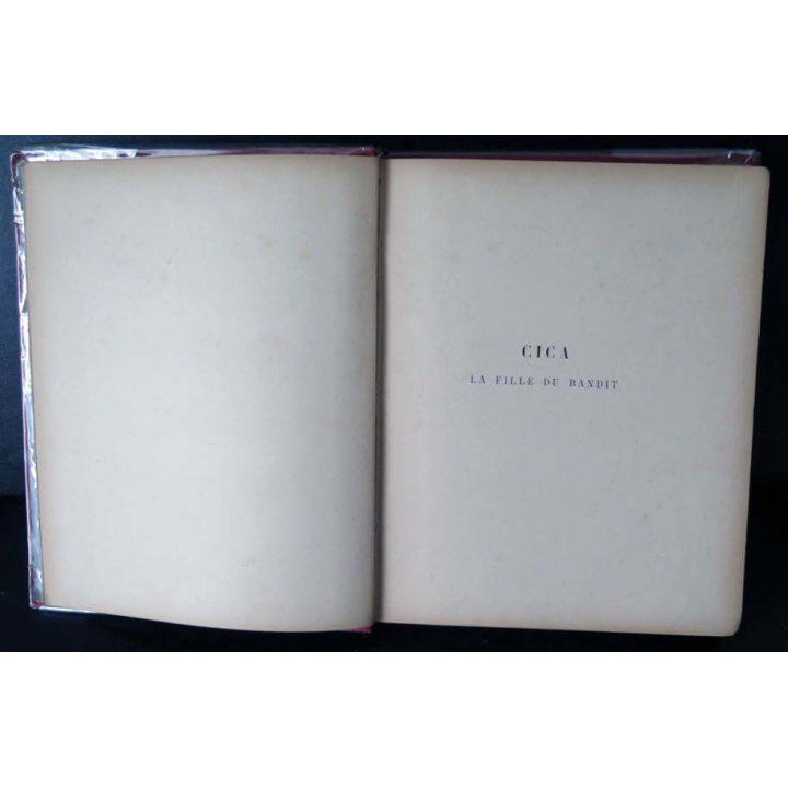 Vieux Livre Cica la fille du Bandit par H. Bacon