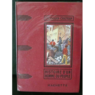 Vieux Livre Histoire d'un homme du peuple par Erckmann-Chatrian