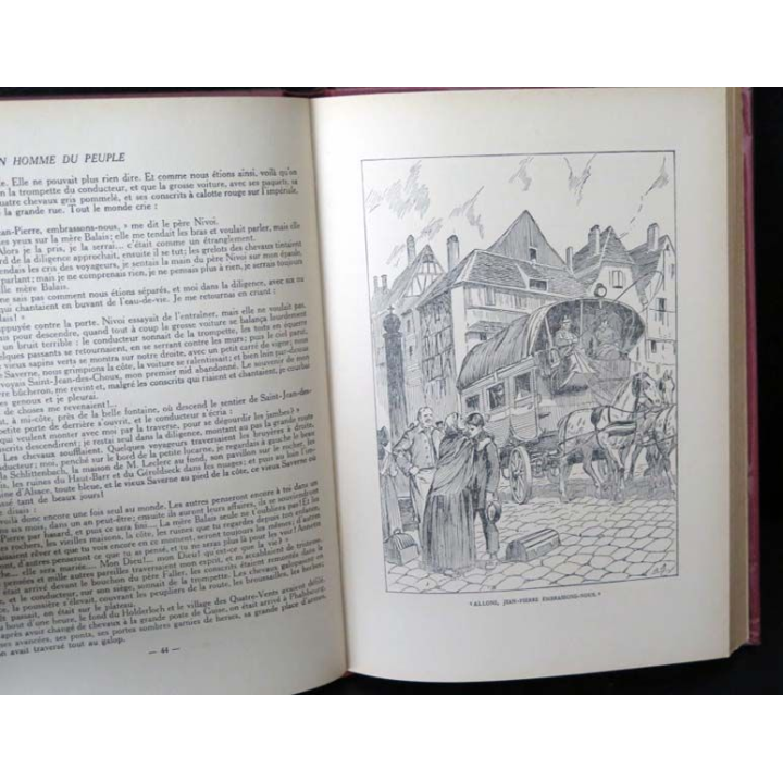 Vieux Livre Histoire d'un homme du peuple par Erckmann-Chatrian