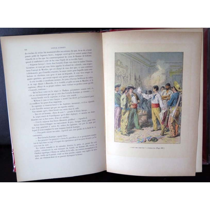 Vieux Livre Costal l'indien par Gabriel Ferry