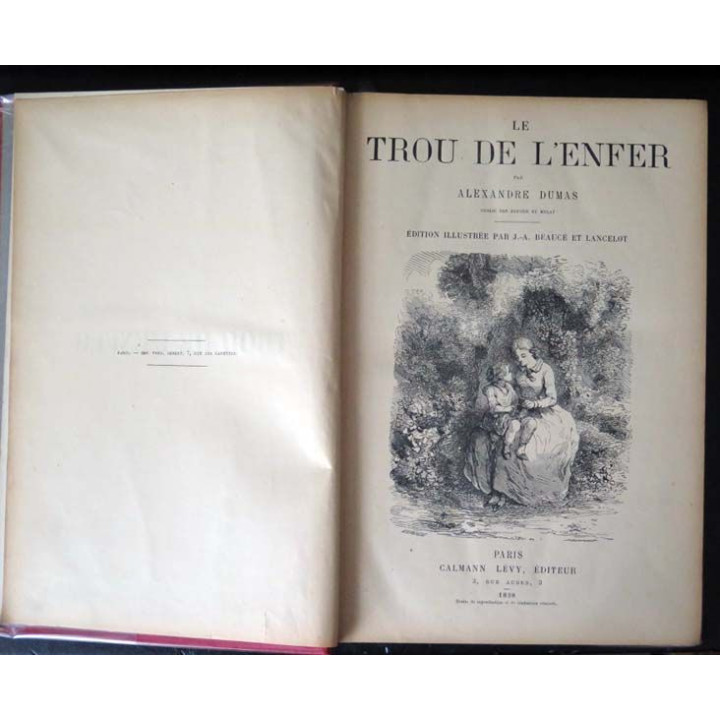 Vieux Livre Alexandre Dumas 10 oeuvres illustrées par 1898