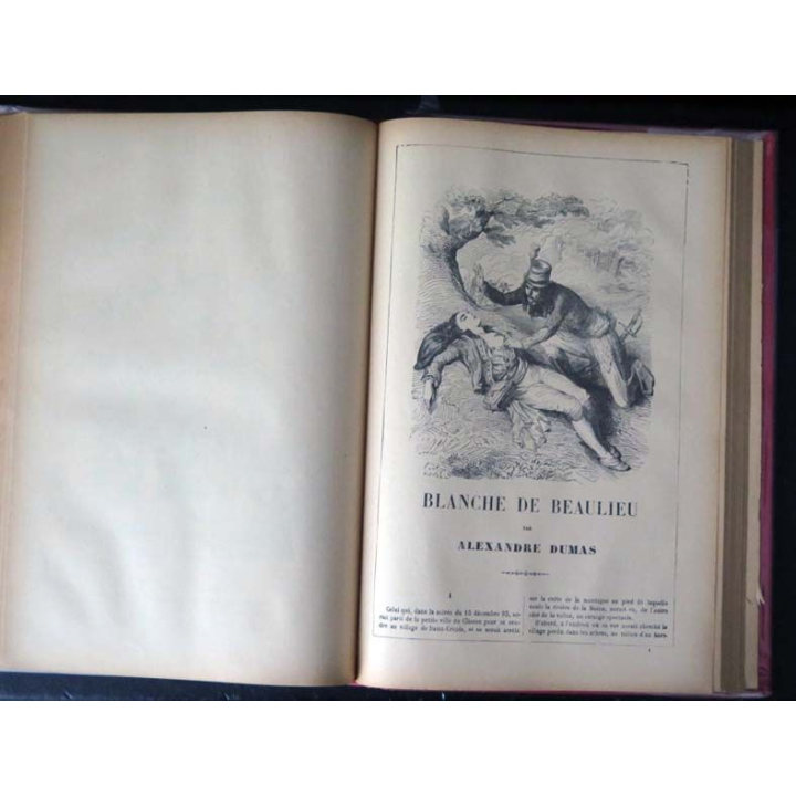 Vieux Livre Alexandre Dumas 10 oeuvres illustrées par 1898