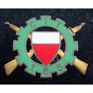 CIT 163 Centre d’Instruction du Train N° 163 DRAGO PARIS crest insigna