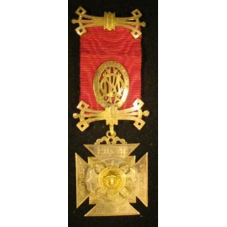 MÉDAILLE MAÇONNIQUE ANGLAISE RAOB 1898