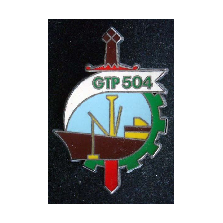 504° GTP 504°Groupe de Transit Portuaire GLORIA G 3070 crest insigna