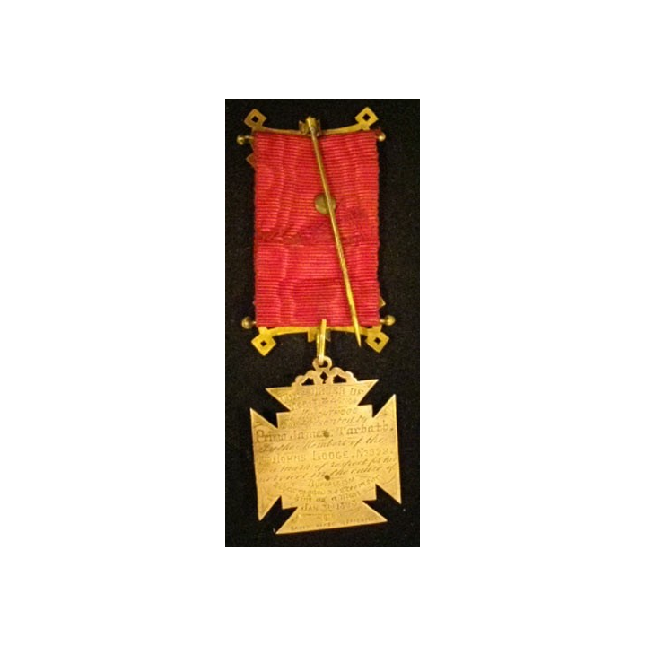 MÉDAILLE MAÇONNIQUE ANGLAISE RAOB 1898