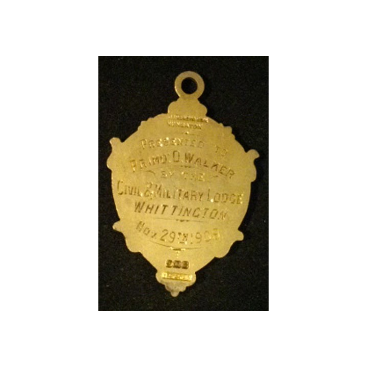 BIJOU ANGLAIS DE MÉDAILLE RAOB 1909
