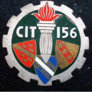 CIT 156 Centre d’Instruction du Train N° 156 DRAGO PARIS G 1263 crest
