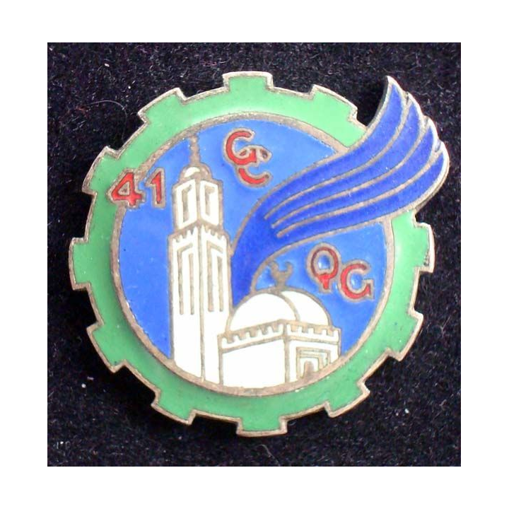 41° GCQG 41° Cie de cdt de Quartier Général DRAGO PARIS en émail