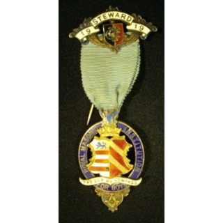 MÉDAILLE MAÇONNIQUE ANGLAISE RMIB 1919