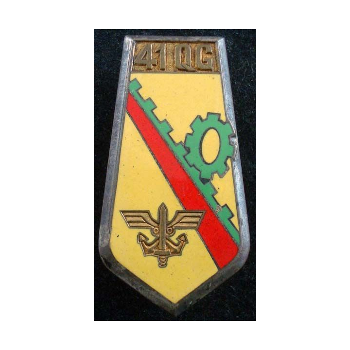 41° GEQG 41° Groupe d'Escadron de Quartier Général AB G. 1956 crest