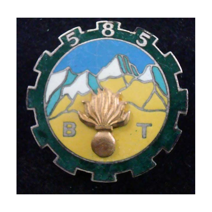 585° BT 585° Bataillon du Train DRAGO PARIS G1456 crest insigna