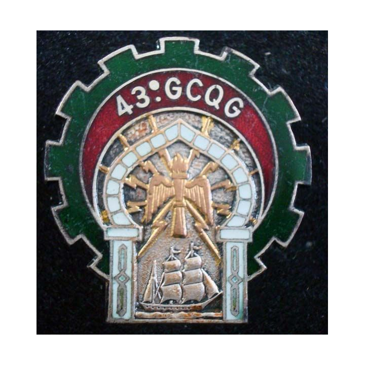 43° GCQG 43° Groupe de Cie de Quartier Général DRAGO PARIS G 1241 en émail