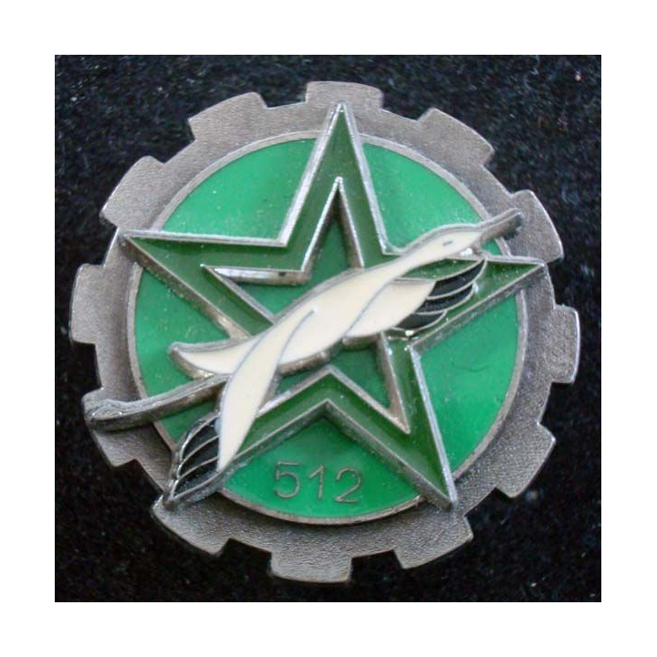 512° RT 512° Régiment du Train H 228 en relief crest insigna