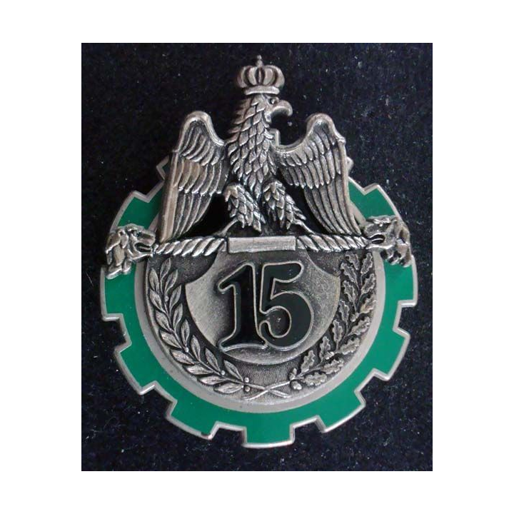 15° RT 15° Régiment du Train DRAGO PARIS G 4177 argenté en émail