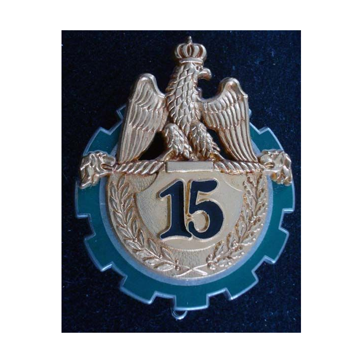 15° RT 15° Régiment du Train DRAGO PARIS G 4177 dorée numéroté