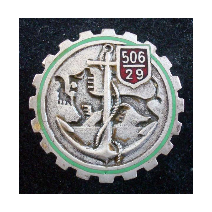 506° GT 506° Groupe de Transport /29° ET DRAGO PARIS H. 224 en émail