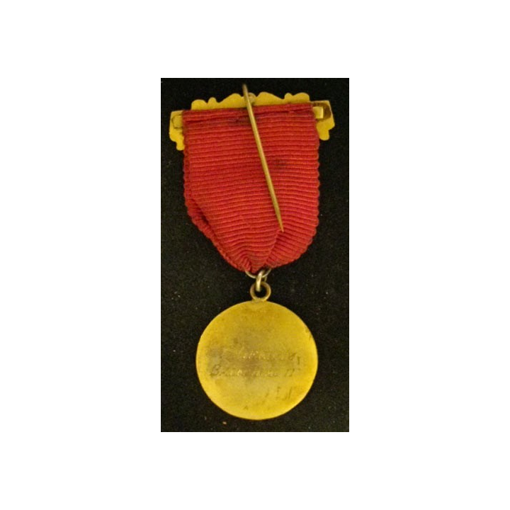 MÉDAILLE MAÇONNIQUE DU 1°ANNIVERSAIRE DE LA LOGE RAOB N°99