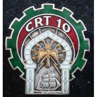 10° CRT 10° Compagnie Régionale du Train DRAGO PARIS G. 1241 en émail