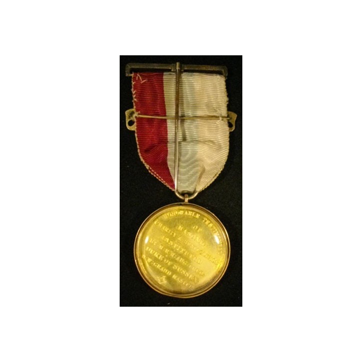 MÉDAILLE MAÇONNIQUE ANGLAISE RMIB RMIG 1931-1937