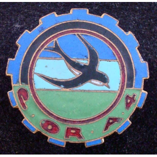 CORA 4 Centre d'Organisation Automobile N° 4 en émail