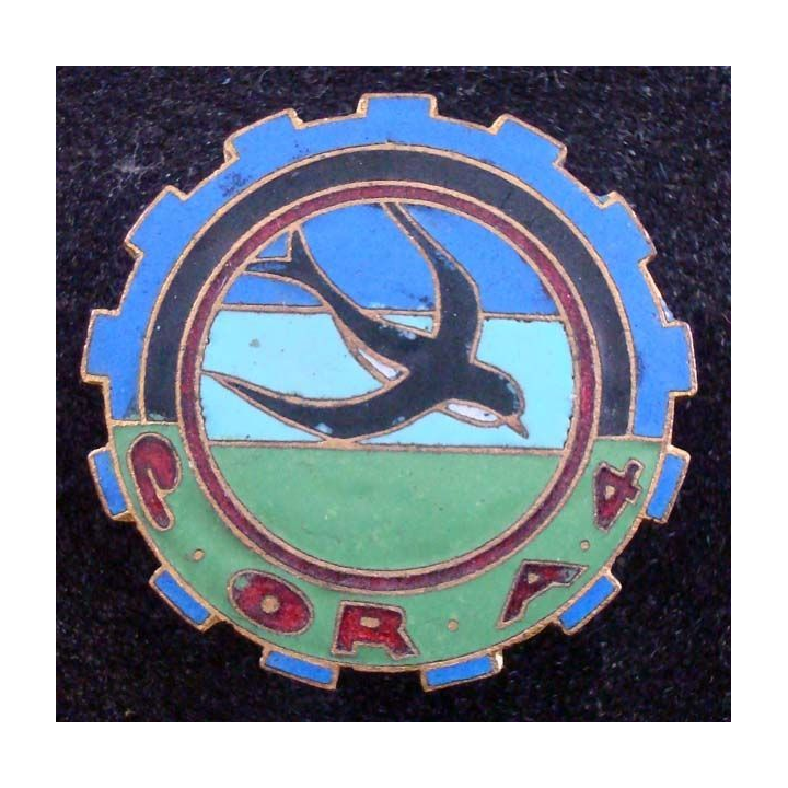 CORA 4 Centre d'Organisation Automobile N° 4 en émail