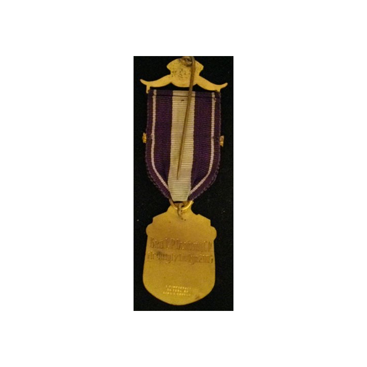 MÉDAILLE MAÇONNIQUE COMMEMORATIVE DU JUBILE D'ARGENT 1910-1935