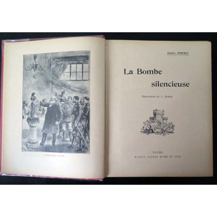 Vieux livres : La Bombe silencieuse de Charles Dodeman 1918