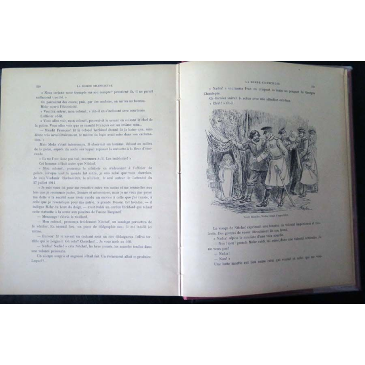 Vieux livres : La Bombe silencieuse de Charles Dodeman 1918