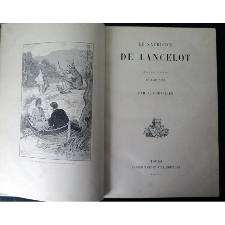 Vieux livres : Le sacrifice de Lancelotpar A. Chevalier 1891