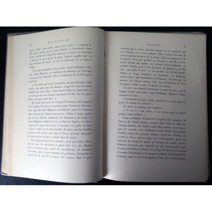 Vieux livres : Magnificat de René Bazin aux Editions Mame 1933