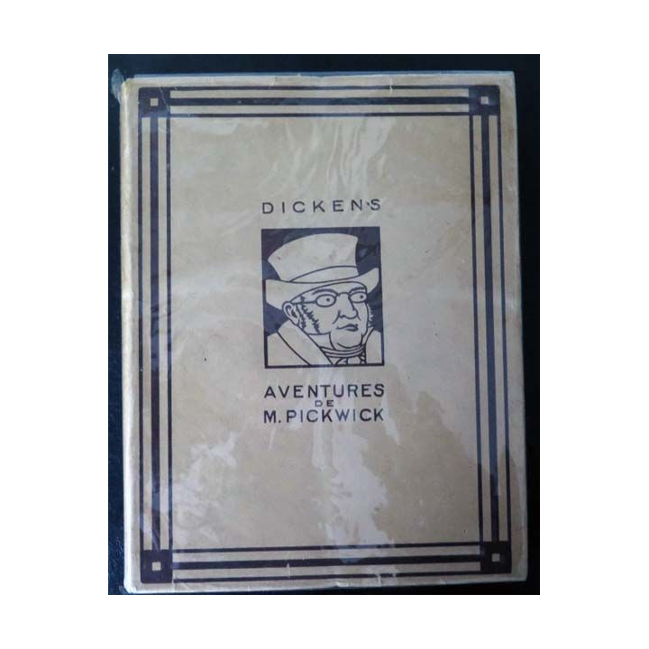 Vieux livres : Les aventures de monsieur Pickwick de Charles Dickens