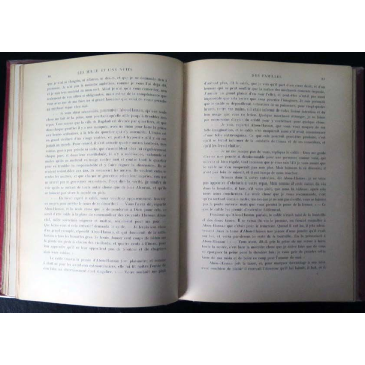 Vieux livres : Les Mille et Une Nuits des Familles par GALLAND 1923