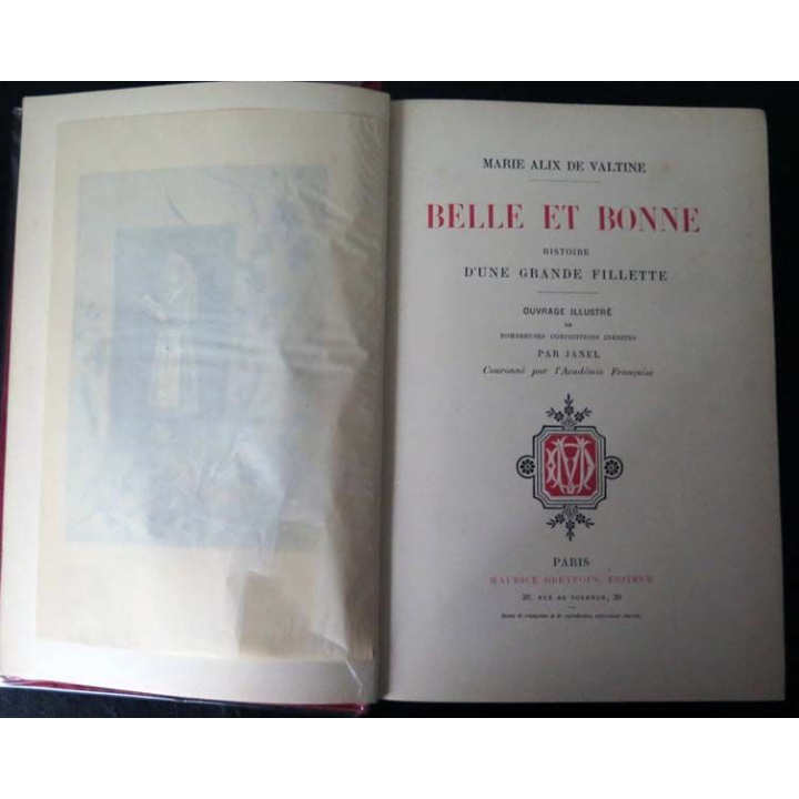 Vieux livres : Belle et Bonne de VALTINE