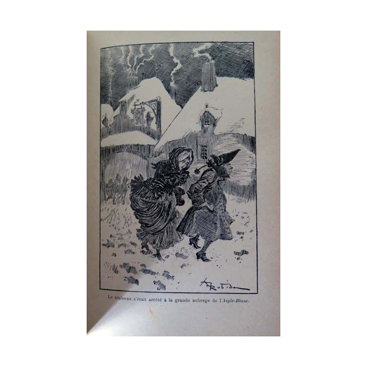 Vieux livres : En haut du Beffroi Robida Librairie Armand Colin 1909