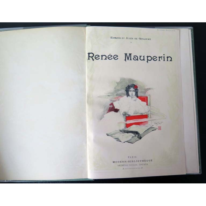 Vieux livres : Renée Mauperin de Edmond et Jules de Goncourt