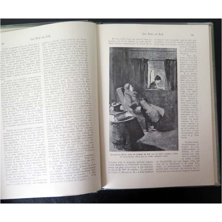 Vieux livres : Les Rois en Exil de Alphonse Daudet Arthème Fayard
