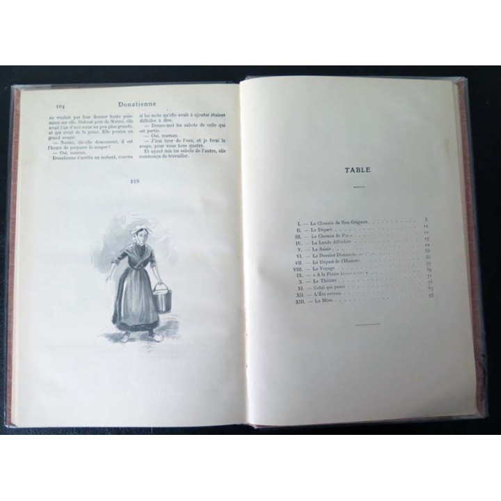 Vieux livres : Donatienne par René Bazin Editions Arthème Fayard