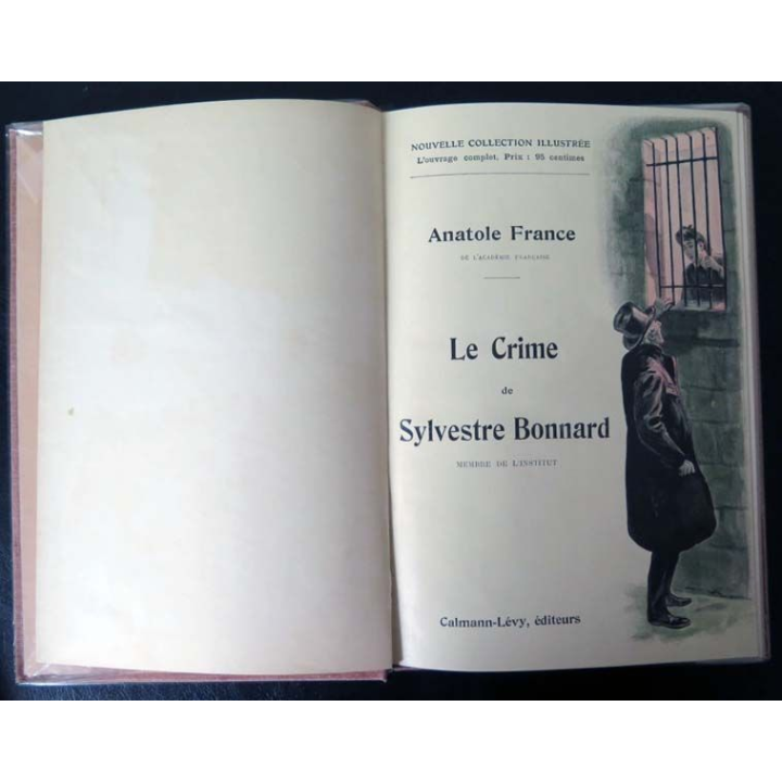 Vieux livres : Le Crime de Sylvestre Bonnard par Anatole France Fayard