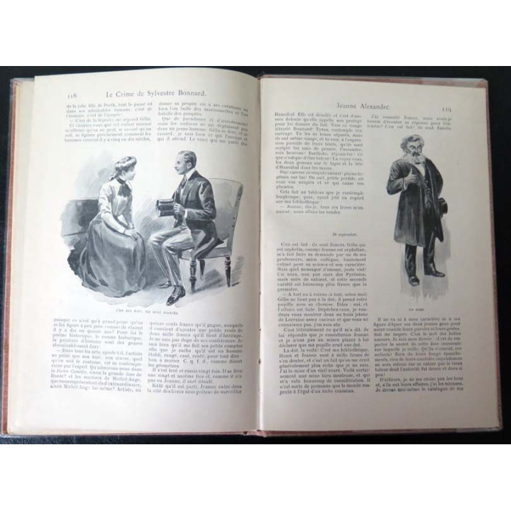 Vieux livres : Le Crime de Sylvestre Bonnard par Anatole France Fayard
