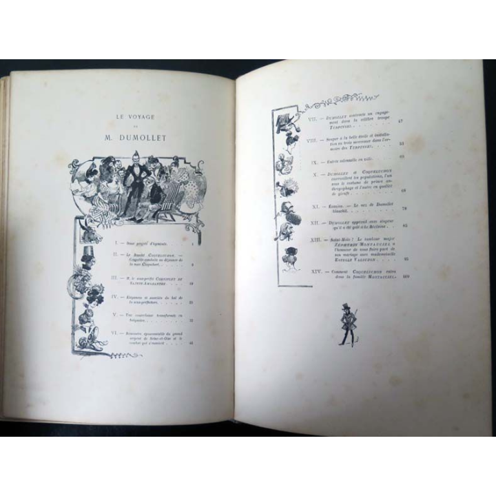 Vieux livres : Le Voyage de Mr Dumollet par Albert Robida