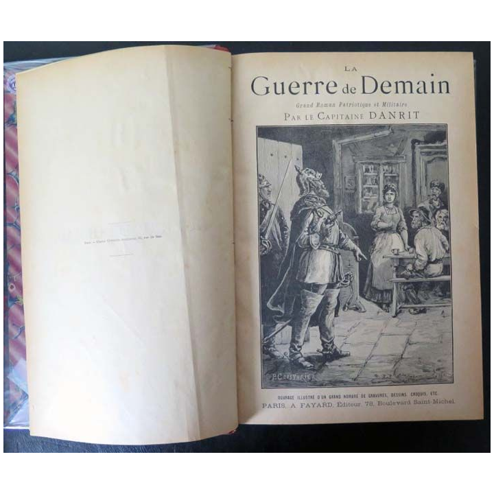 Vieux livres : Guerre de Demain TOME 1 CAPITAINE DANRIT FAYARD